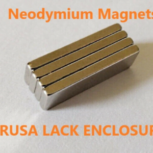 Neodymium Magnets 4x 20x6x2mm - PRUSA / IKEA 3D Lack Enclosure