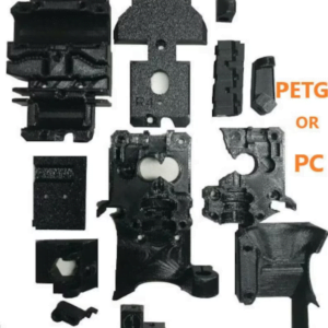 PRUSA MK3/S/+ Extruder Set in PETG / PC  (Inc. free fan shroud)